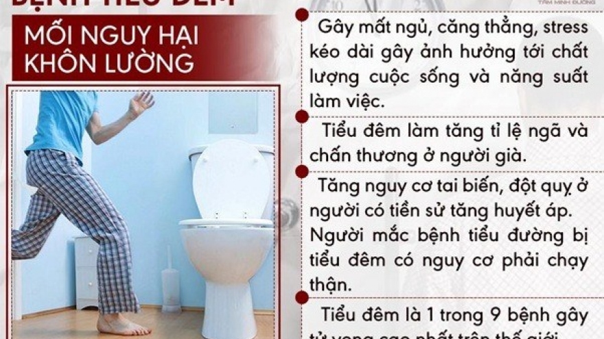 Phòng ngừa triệu chứng tiểu đêm ở người lớn tuổi